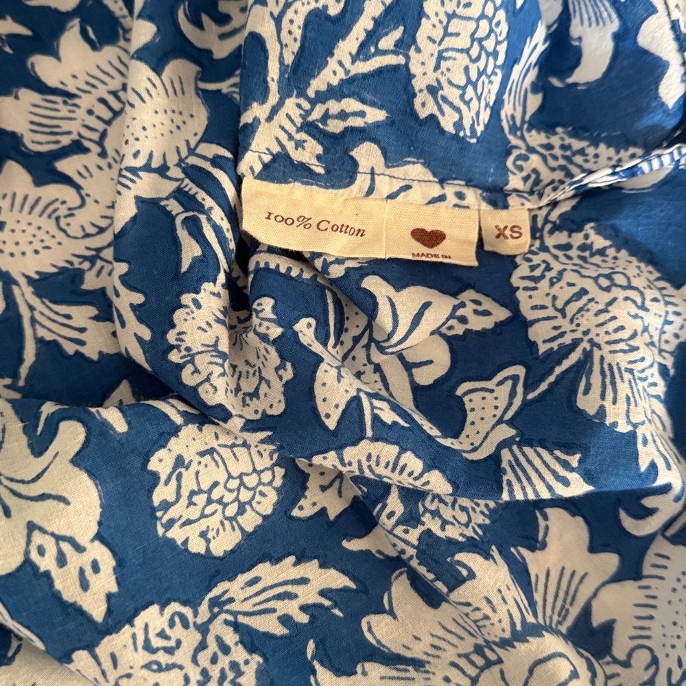 Alix of Bohemia Kiki Azure Garden Shirt - Picture 10 of 10